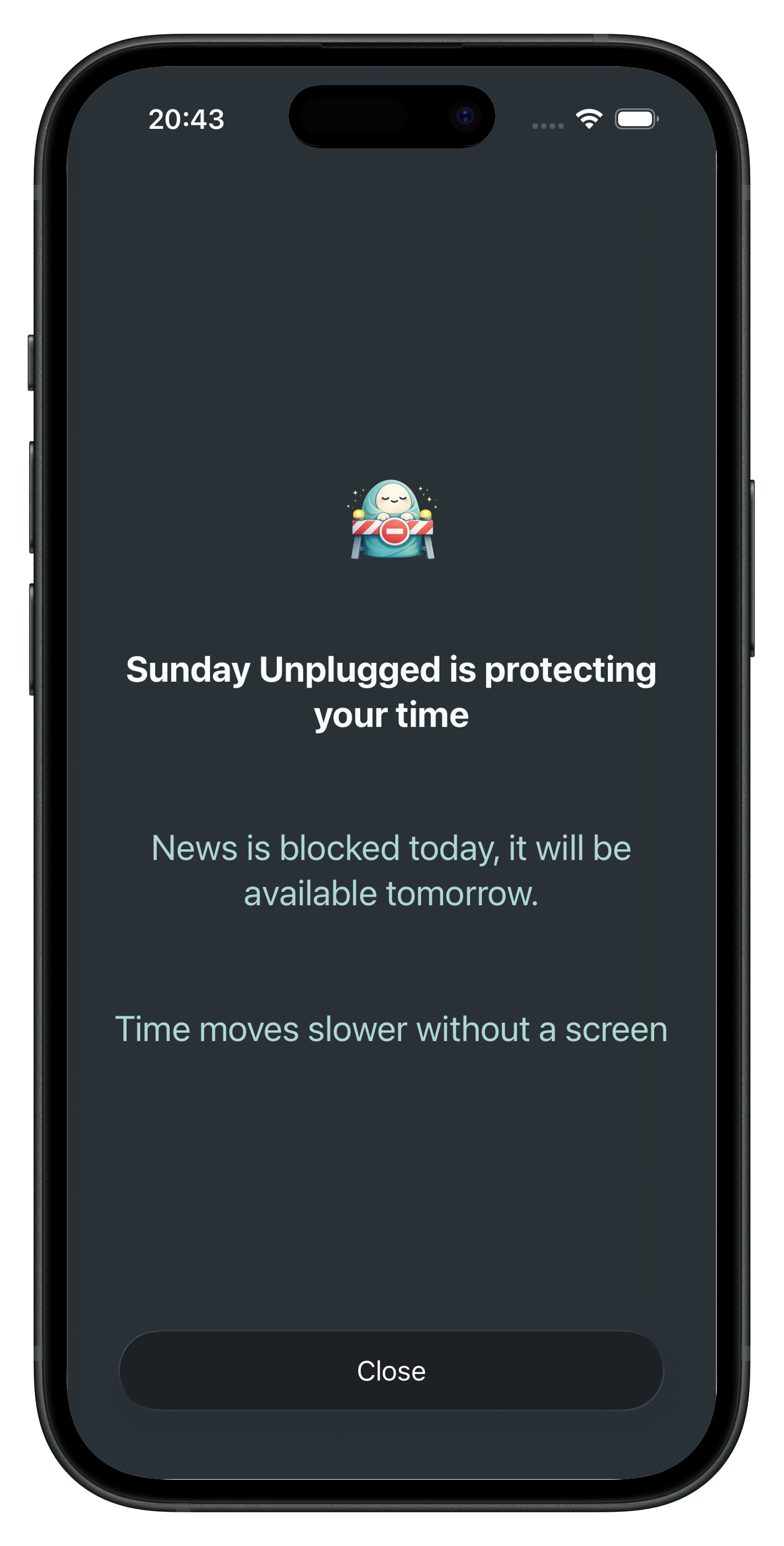 Instant shield screenshot